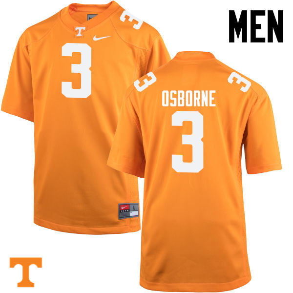 Men #3 Marquill Osborne Tennessee Volunteers College Football Jerseys-Orange